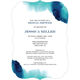 Blue Watercolor Invitations Image 3 of 7